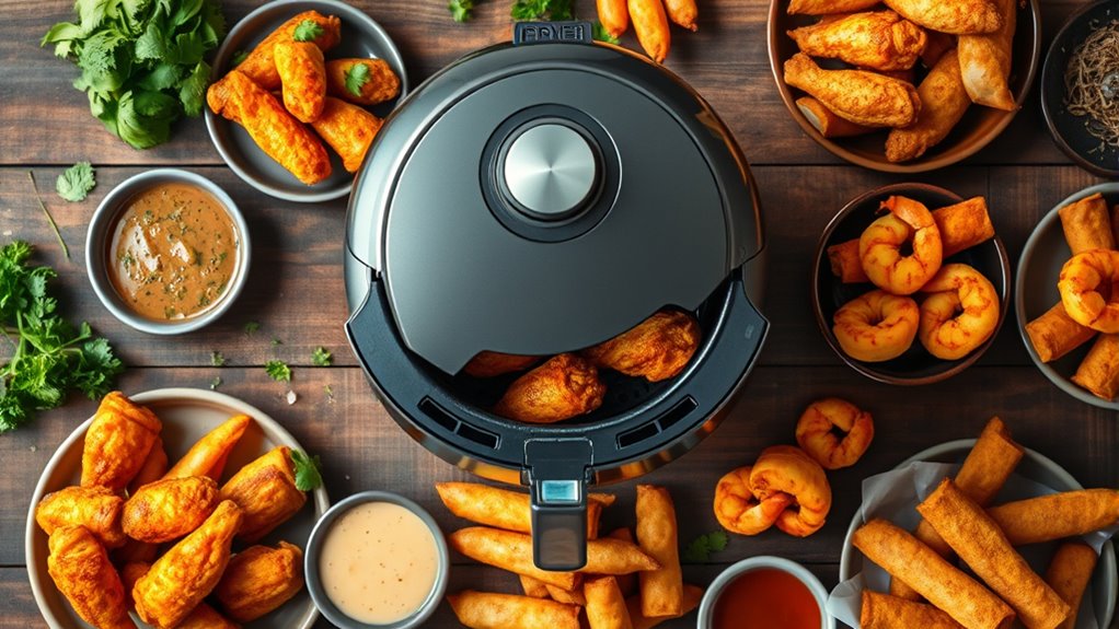 top crispy air fried foods