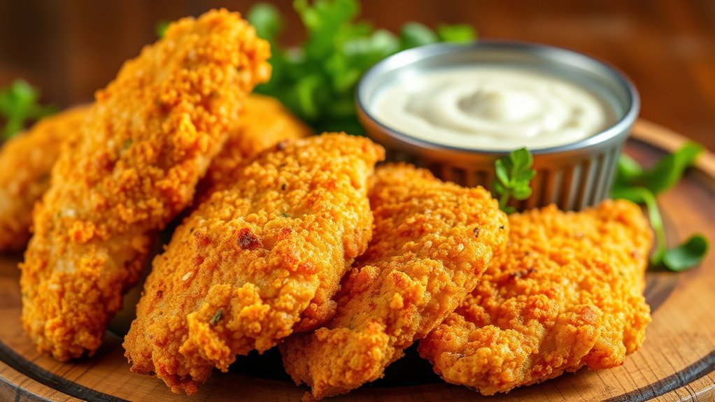 top crispy air fryer chicken strips