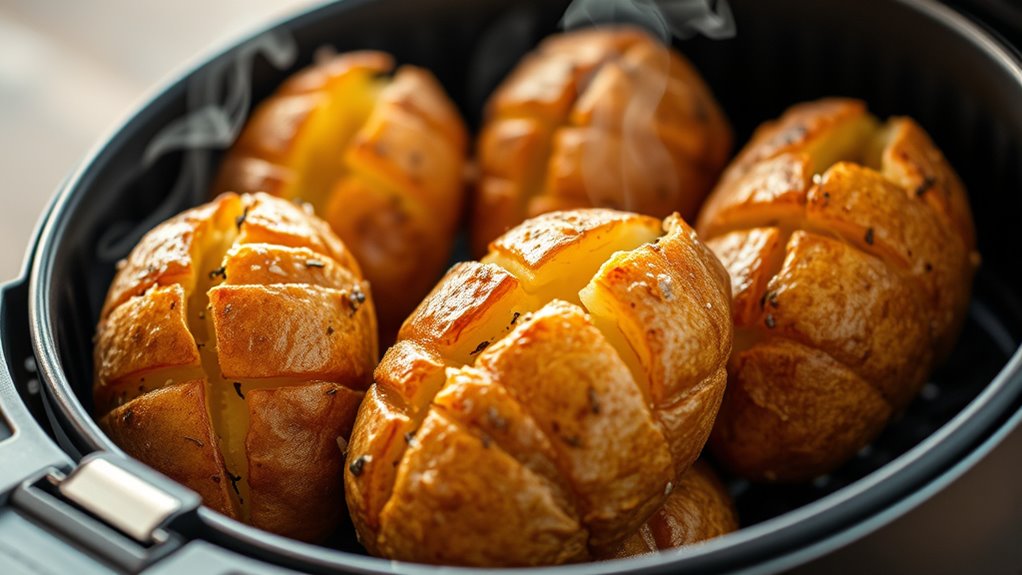 top crispy air fryer jacket potatoes
