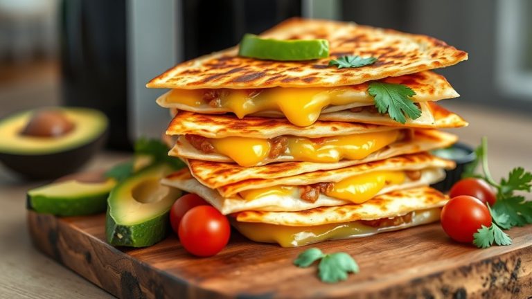 top crispy air fryer quesadillas