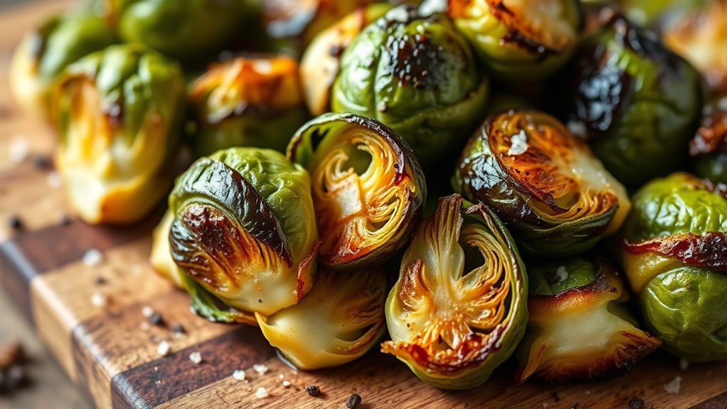 top crispy brussels sprouts