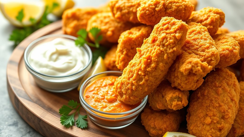 top crispy chicken fingers