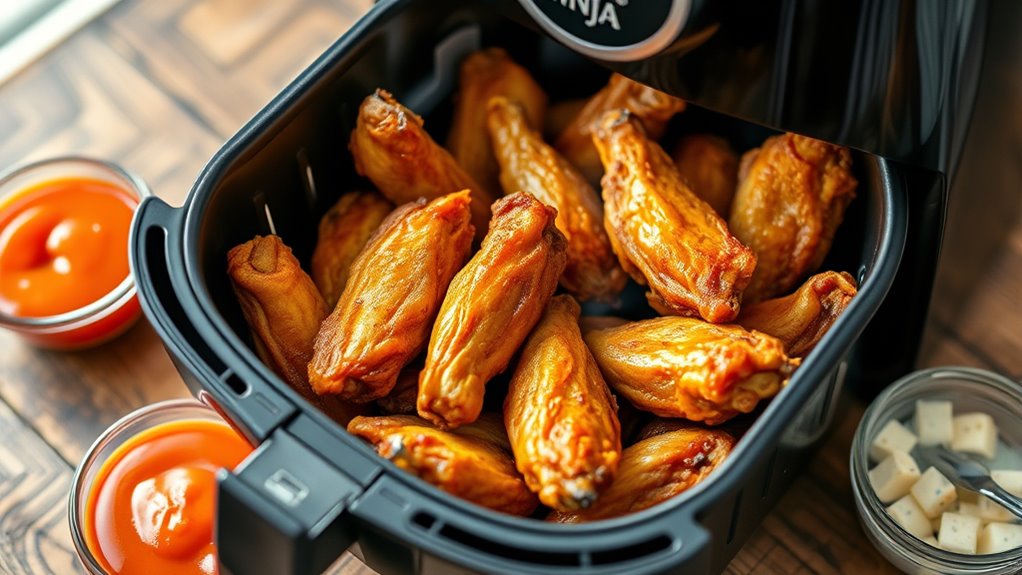 top crispy juicy chicken wings