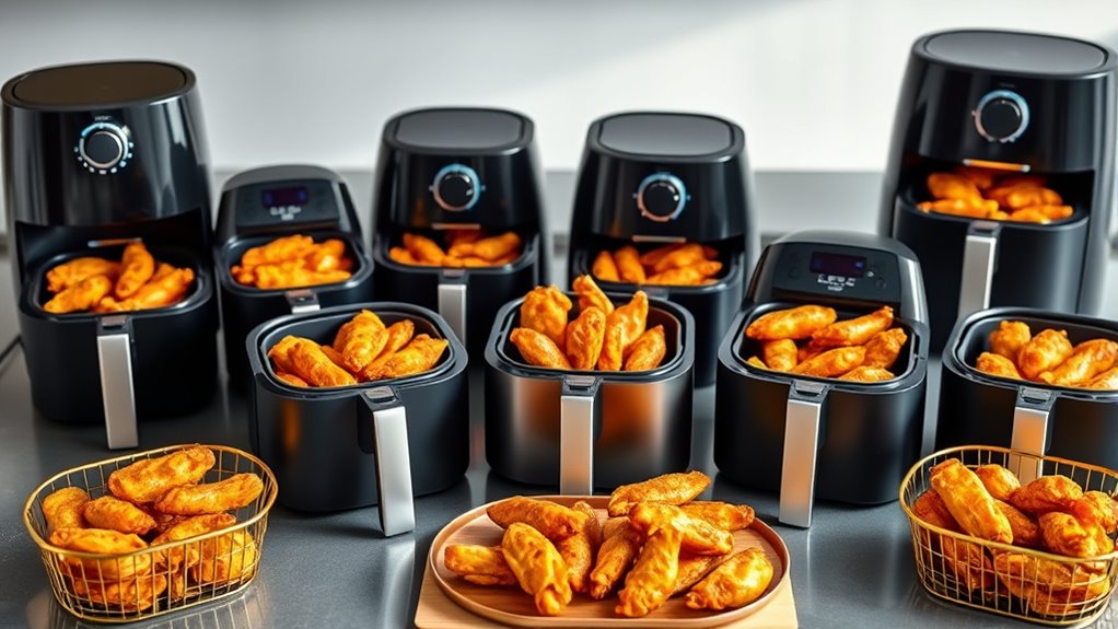 top crispy wing air fryers