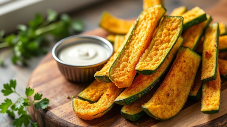 top crispy zucchini fries