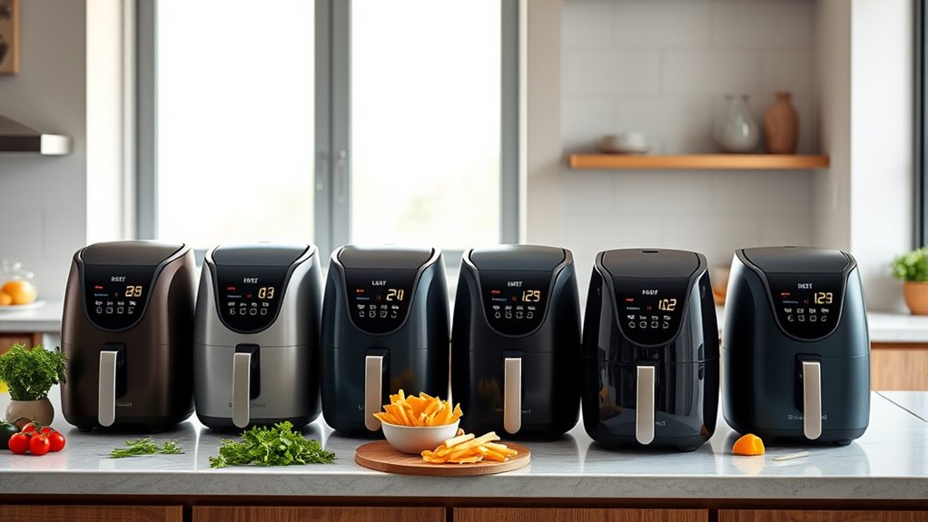 top double air fryers
