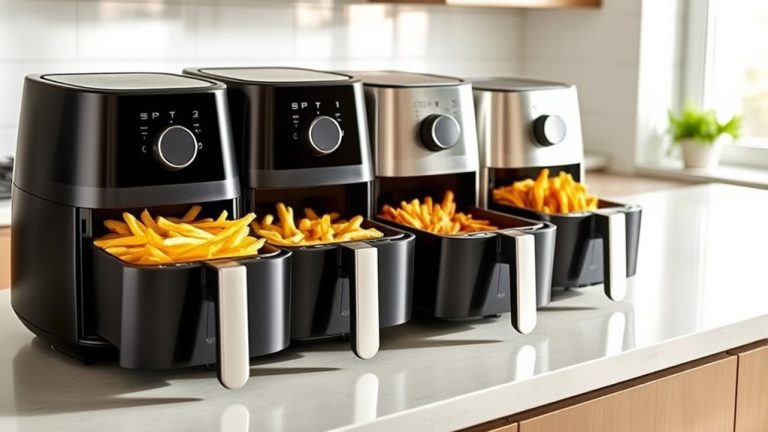 top double basket air fryers