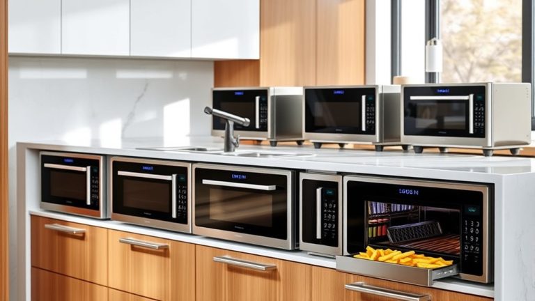 top drawer microwaves with air fryer