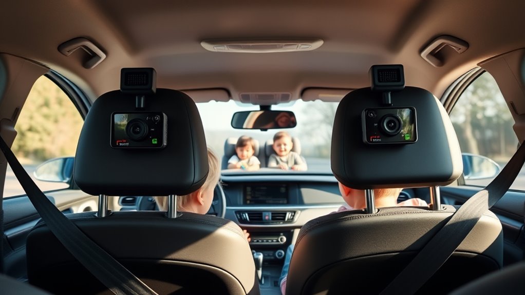top dual baby car cameras