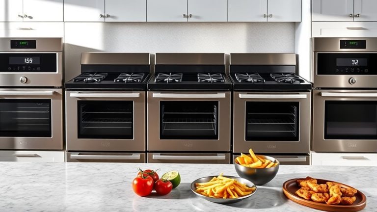 top electric ranges with air fryer