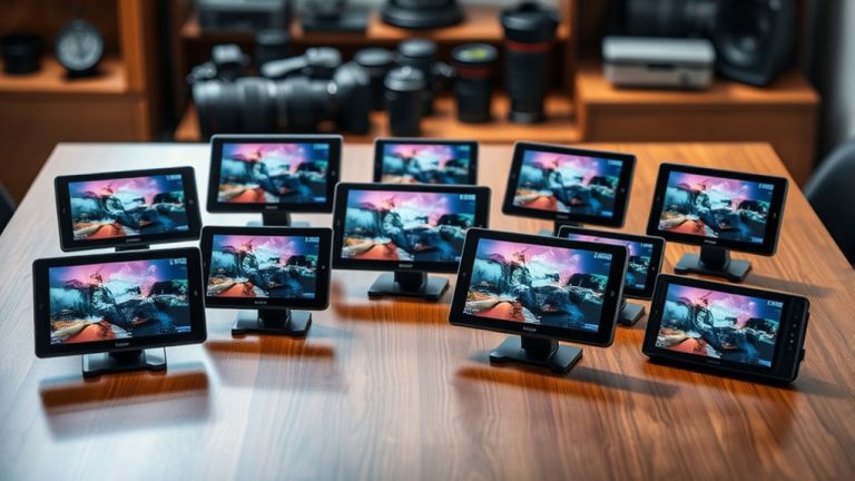 top external camera displays