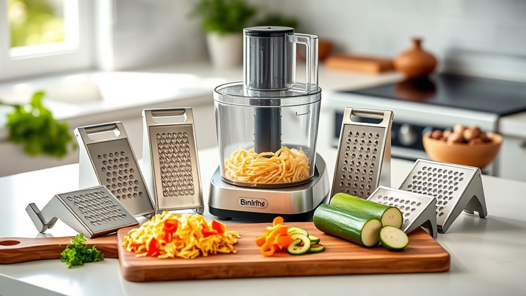 top food processor grater attachments