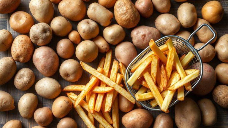 top french fry potatoes