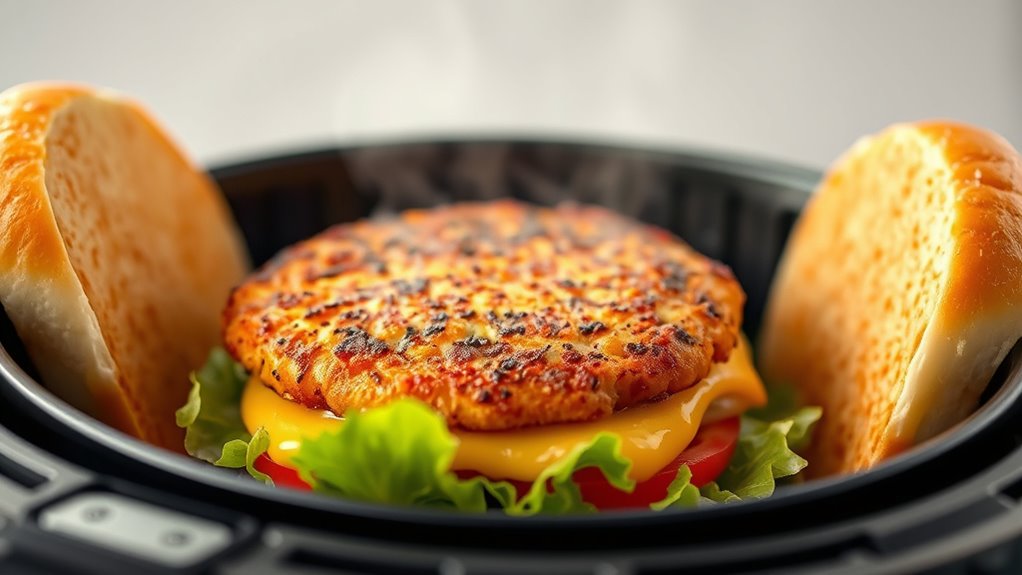 top frozen burgers air fryer