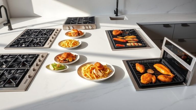 top gas ranges with air fryer