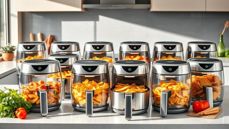 top glass air fryers