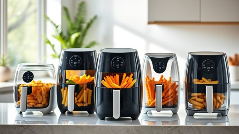 top glass air fryers
