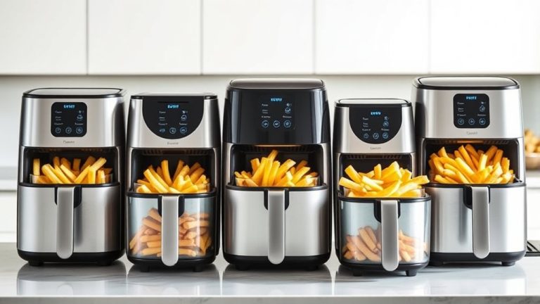 top glass air fryers