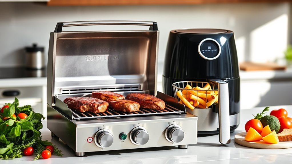 top grill air fryer combos