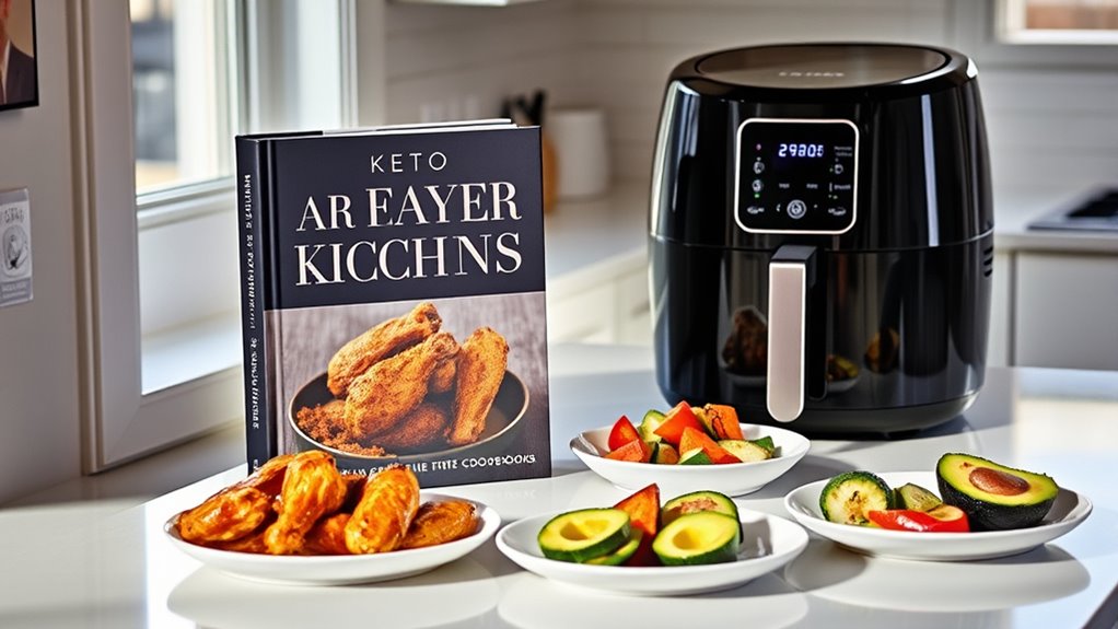 top keto air fryer books