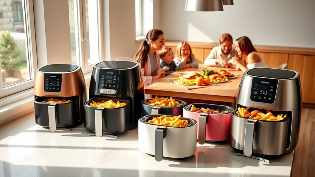 top large family air fryers