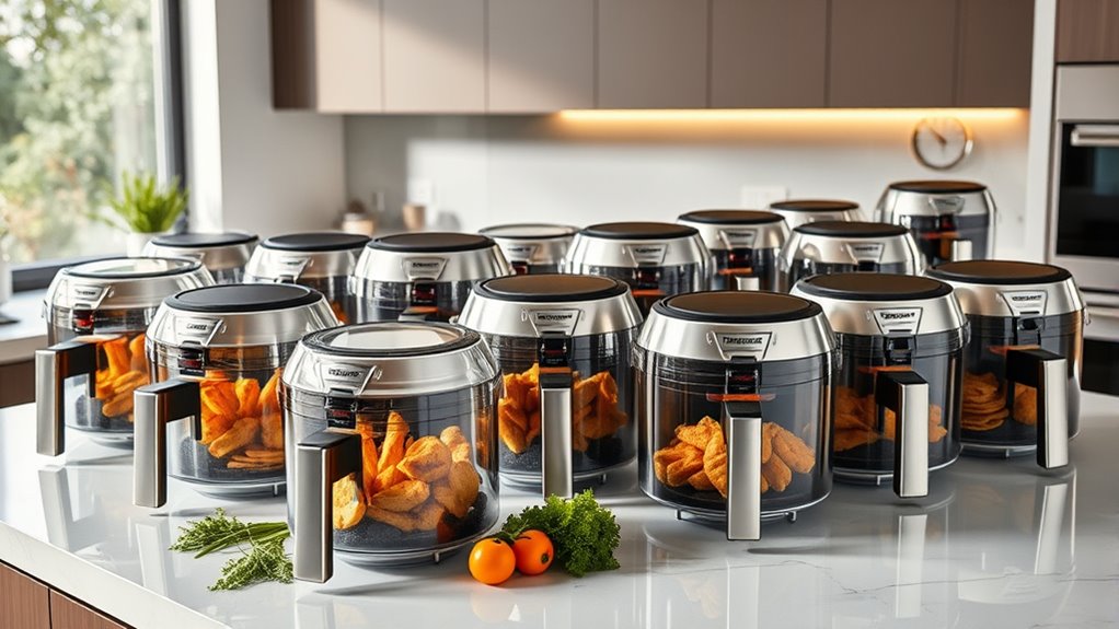top large glass air fryers