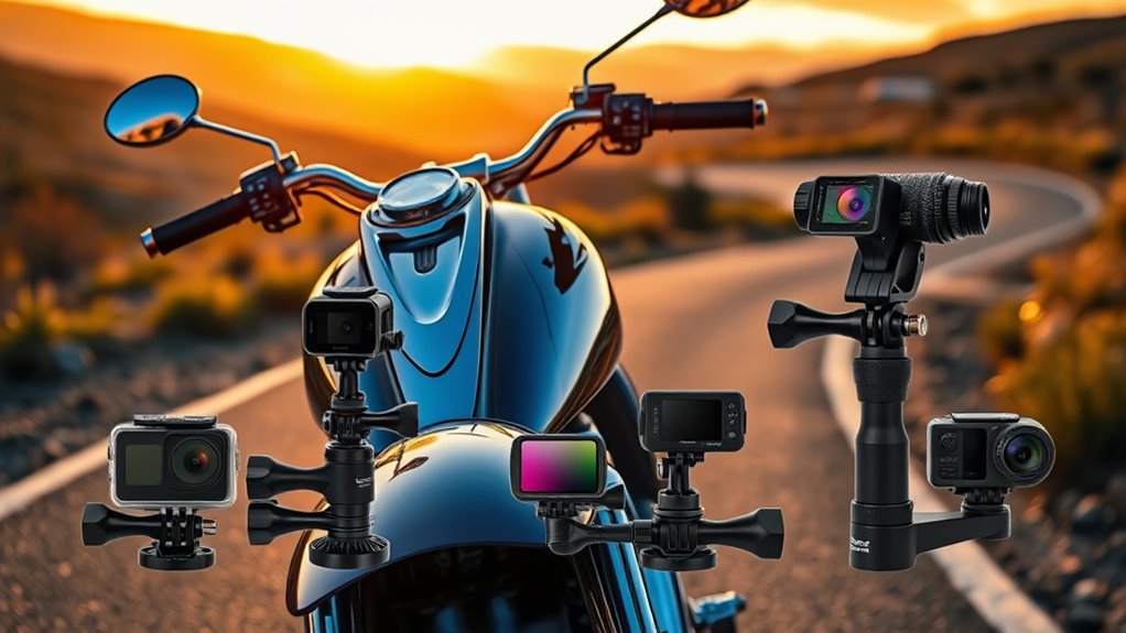 top motorcycle camera mounts