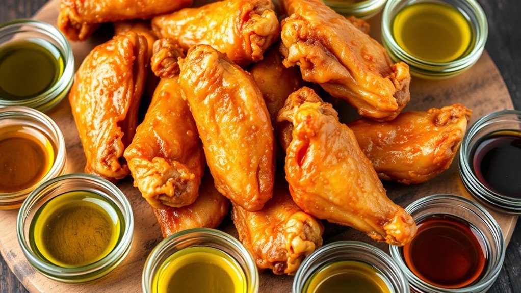 top oils for crispy wings
