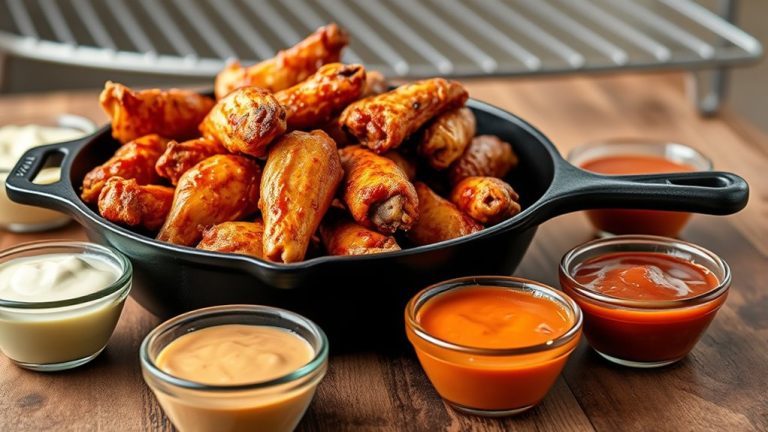 top oven air fryer chicken wings
