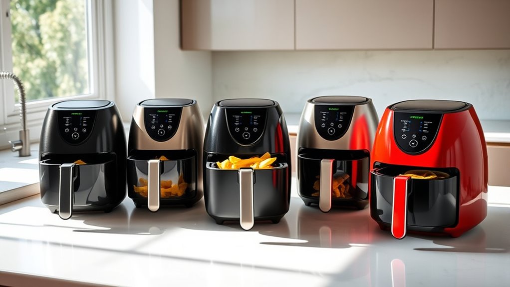 top paddle air fryers