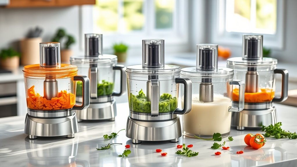 top puree food processors