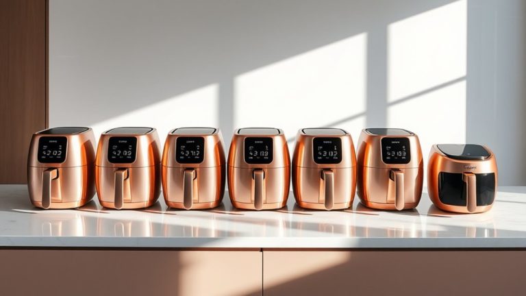top rose gold air fryers