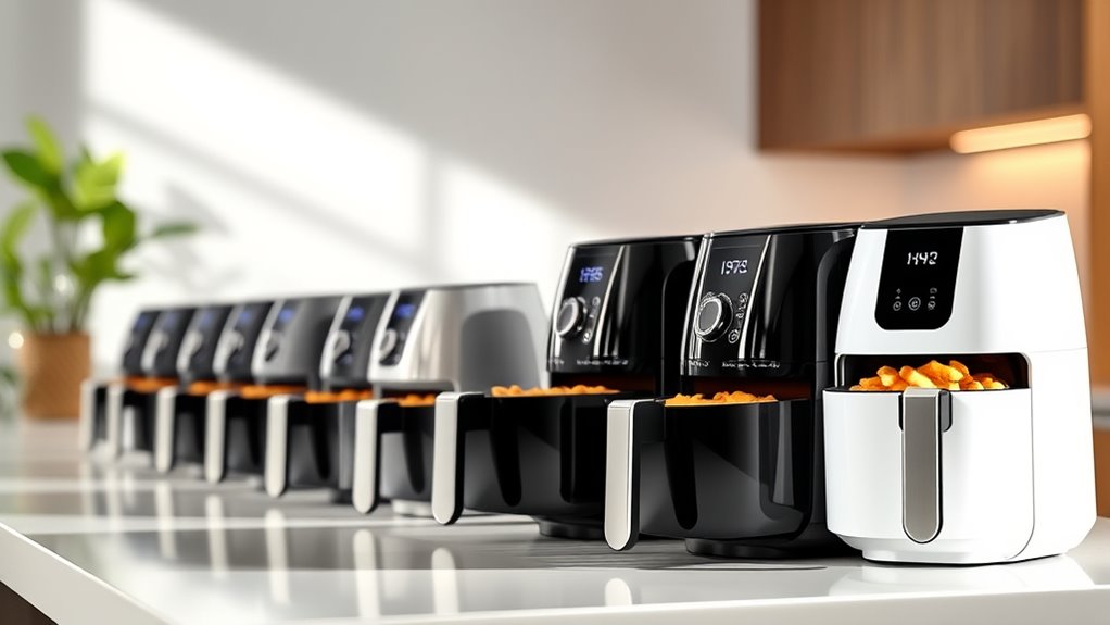 top rotating air fryers