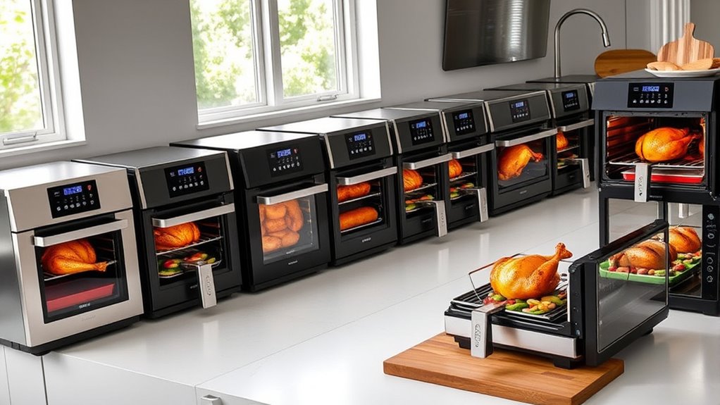 top rotisserie air fryer ovens