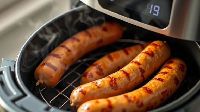 top sausage air fryer settings