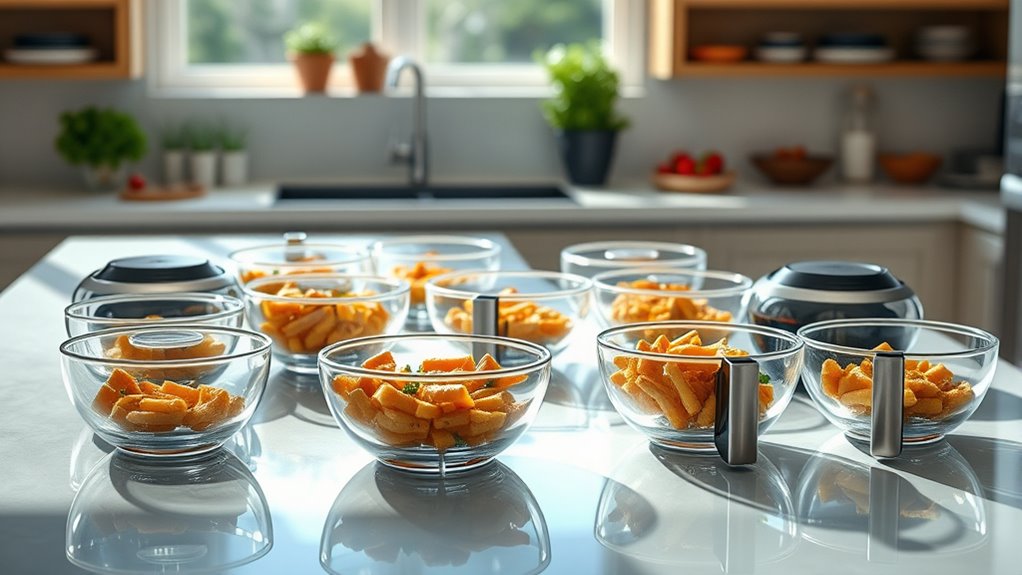 top self cleaning glass air fryers