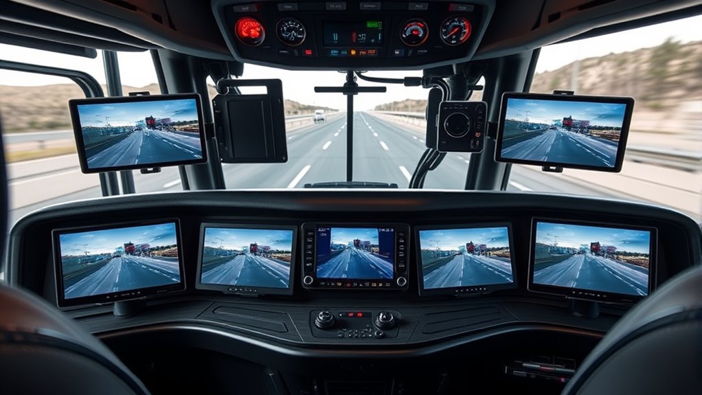 top semi truck camera systems