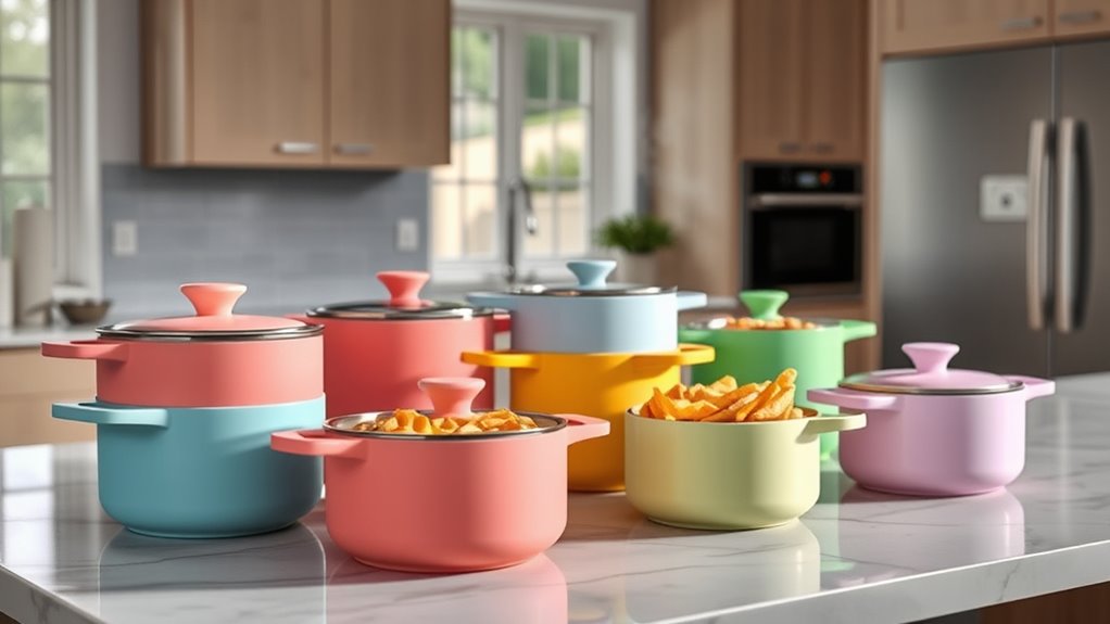 top silicone air fryer pots