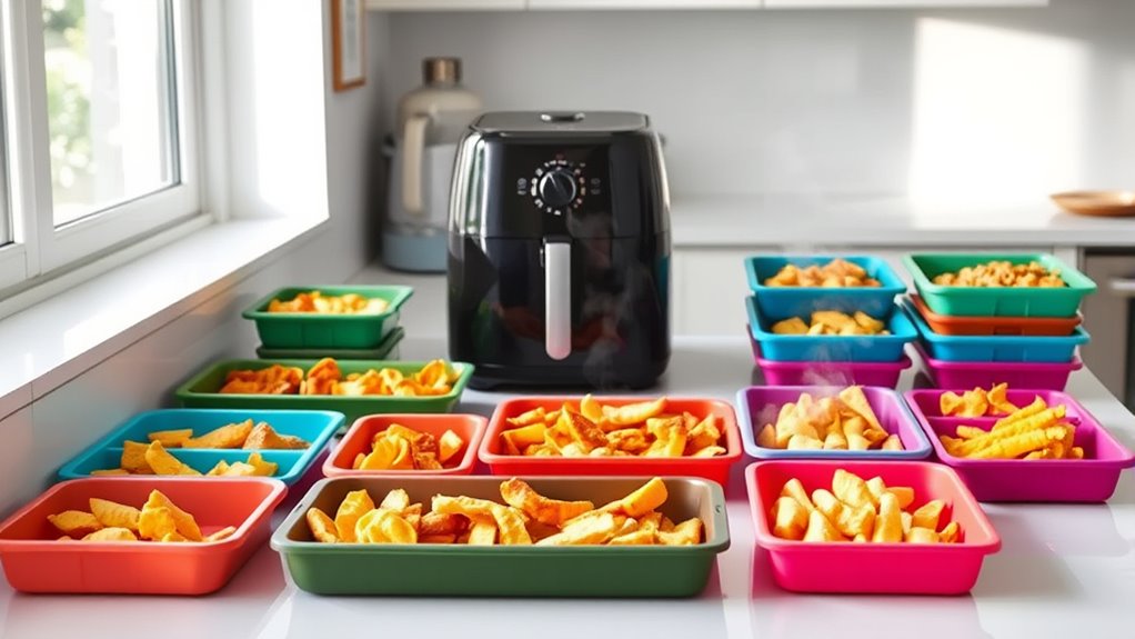top silicone air fryer trays