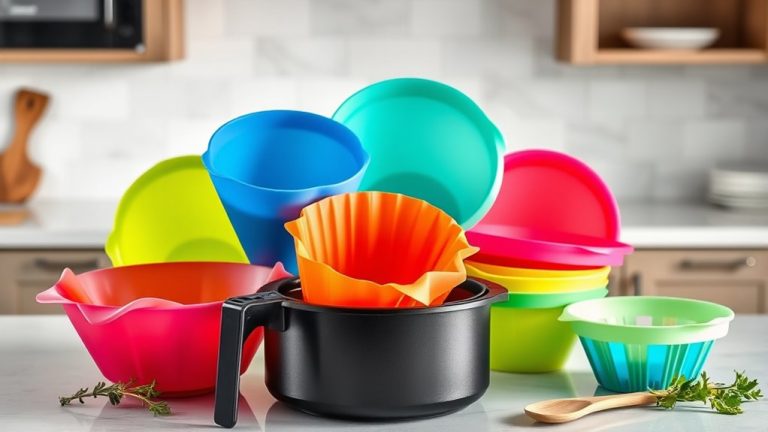 top silicone fryer liners