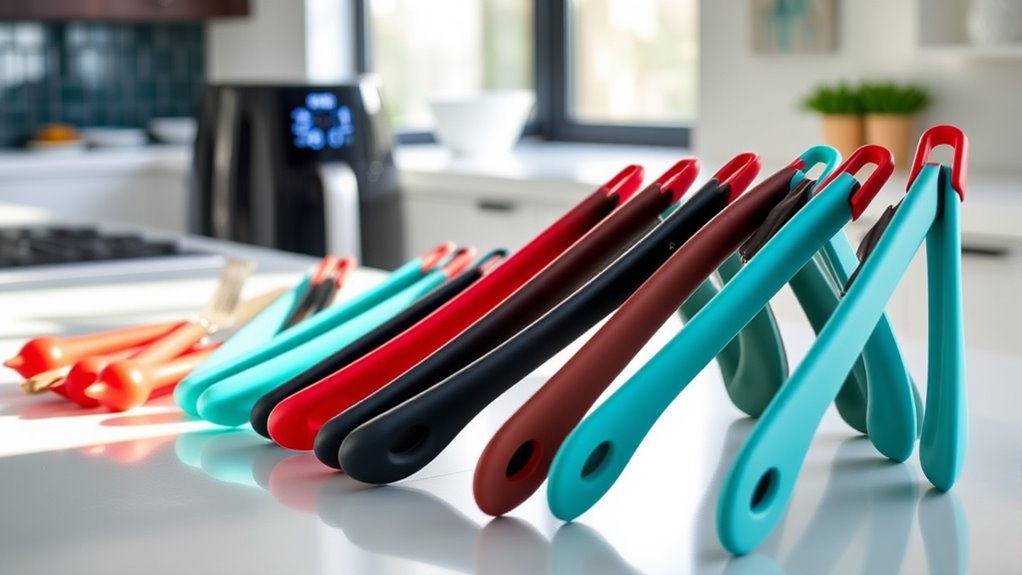 top silicone tongs for air fryers