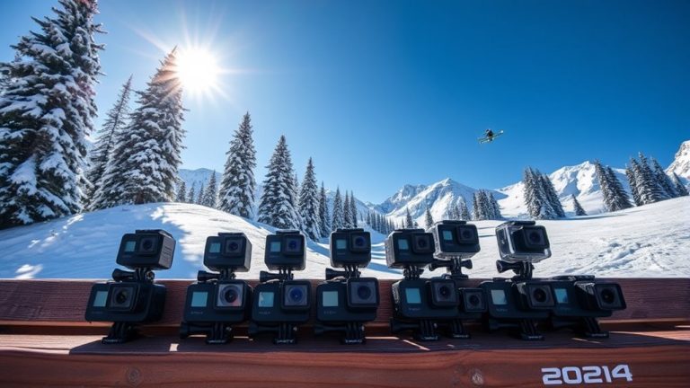 top ski action cameras