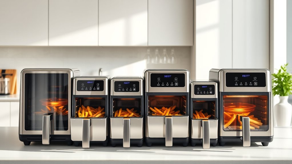 top space saving air fryers