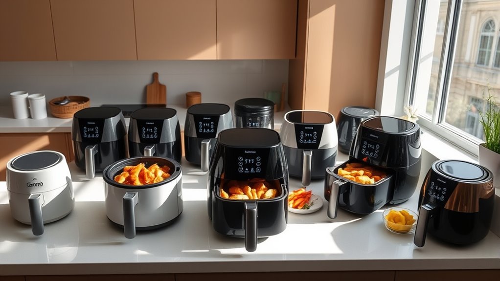 top space saving air fryers