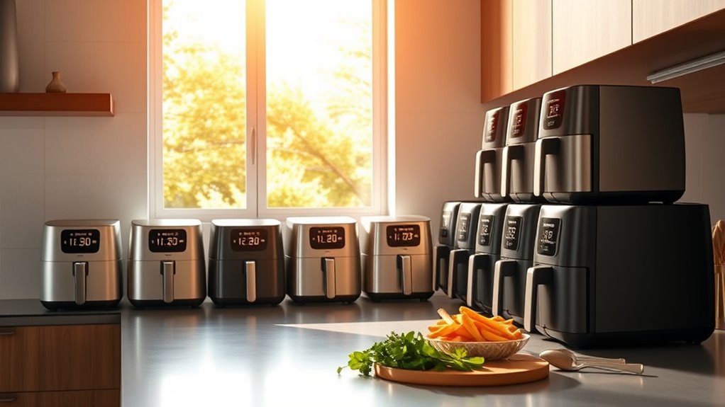 top space saving air fryers