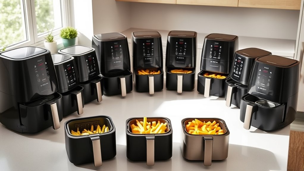 top square air fryers