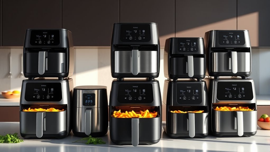 top stacked air fryers