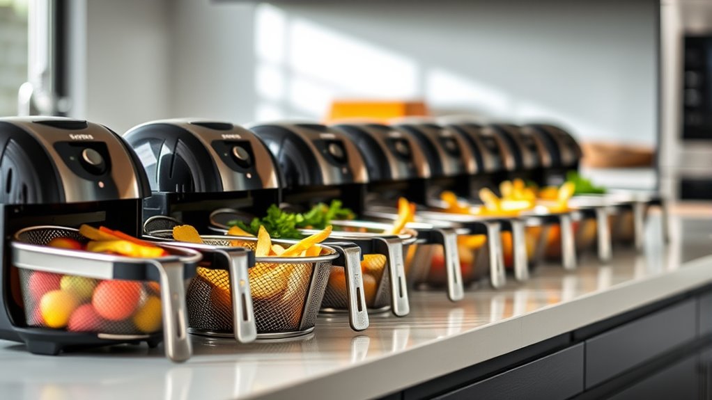 top stainless steel air fryer baskets