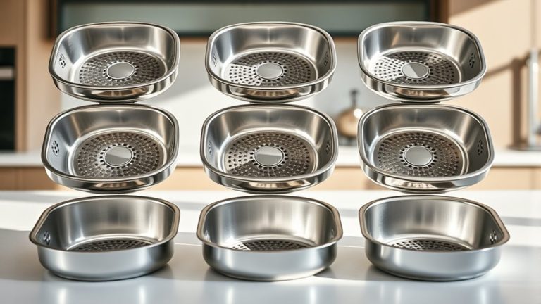 top stainless steel air fryer interiors