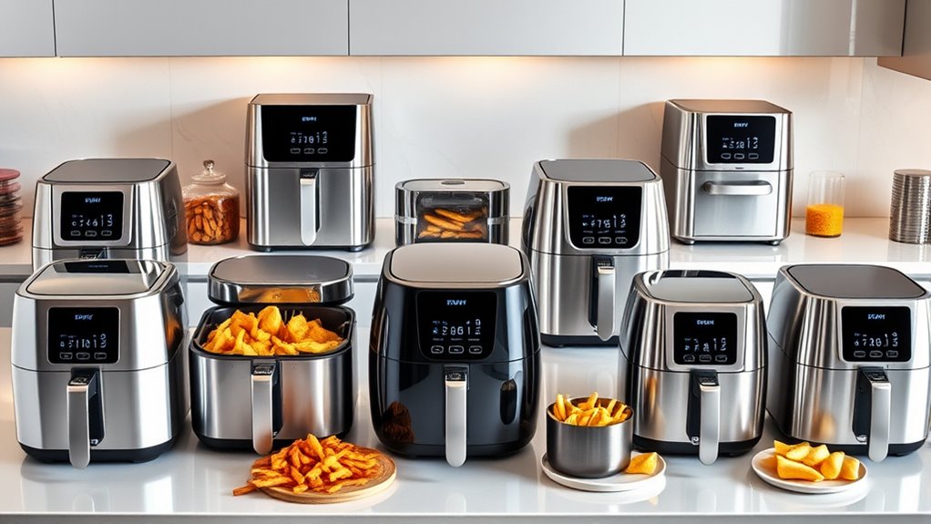 top stainless steel air fryers
